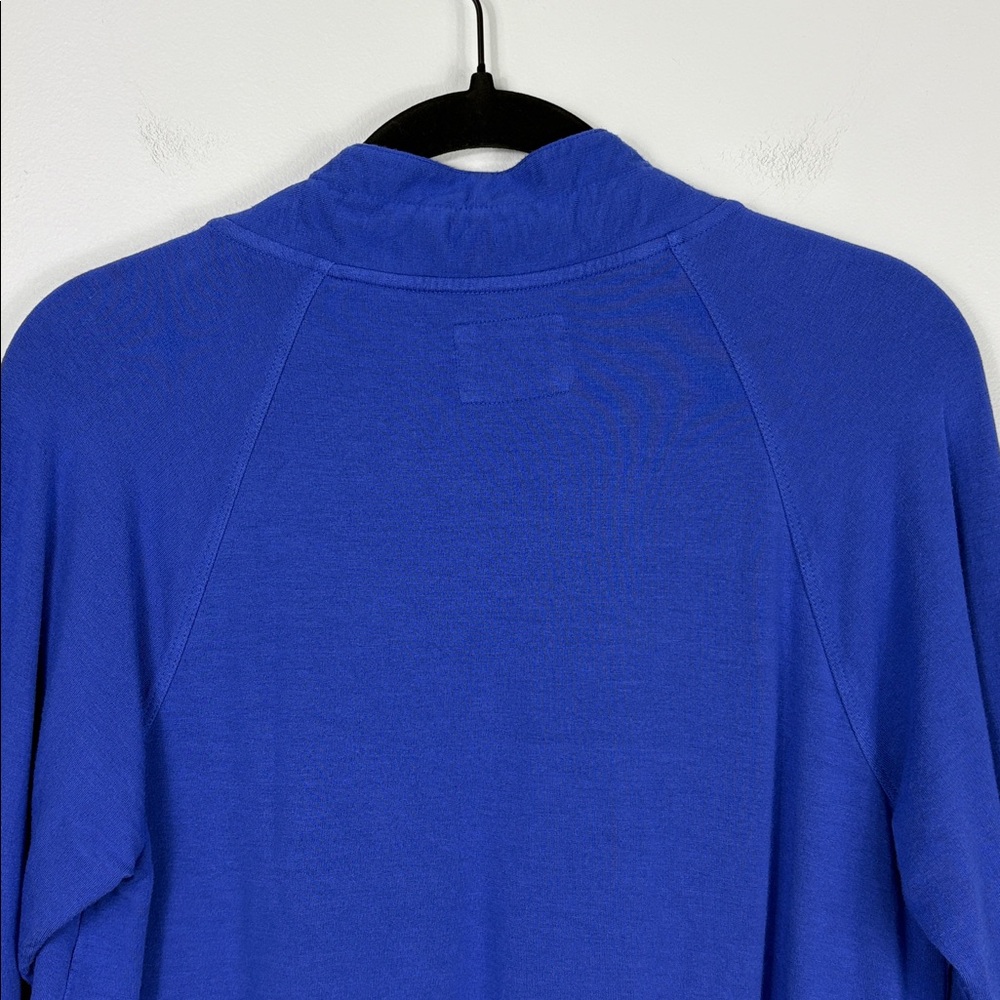 Lilly Pulitzer Luxletic Cassi Popover Sweatshirt Women’s Size Large Corsica Blue - Picture 8 of 8